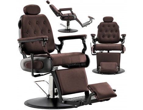 Fotel fryzjerski barberski hydrauliczny do salonu fryzjerskiego barber shop Viktor Barberking Outlet